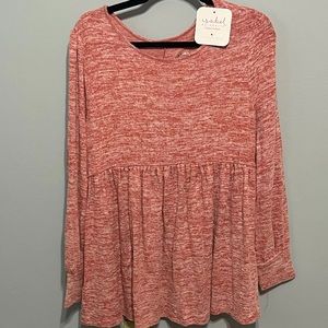 NWT Isabel Maternity Babydoll Top Size XL